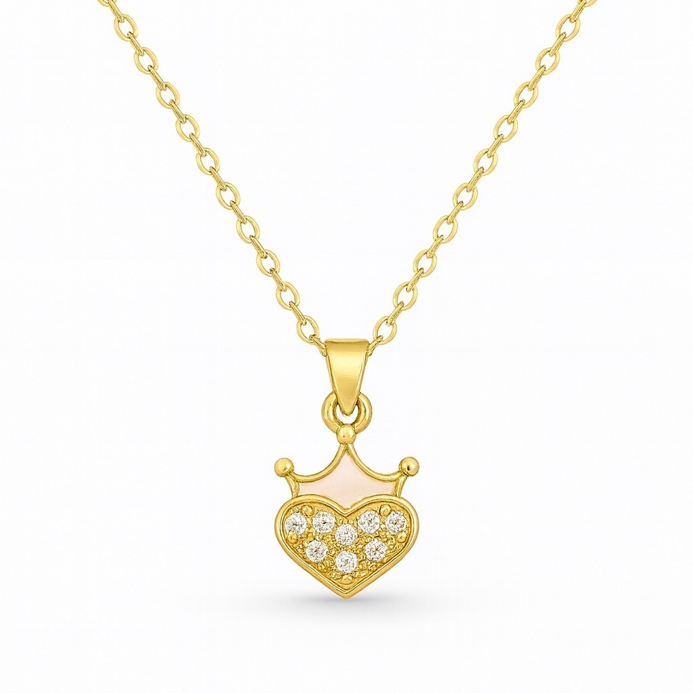 ⚜️ Gold Heart Pendant Necklace